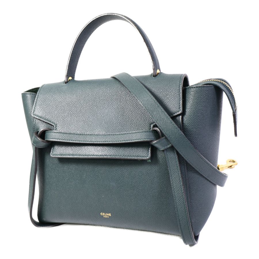 CELINE 牛皮皮革Micro Belt Bag手挽肩背兩用袋-2