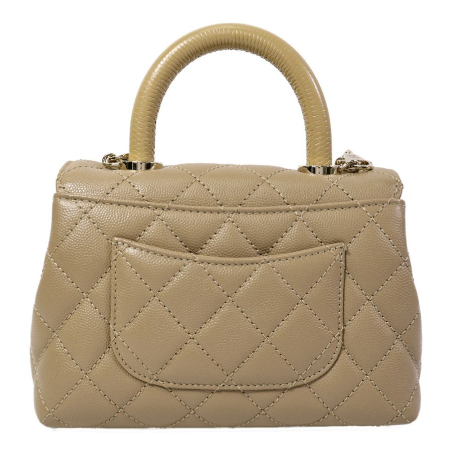 CHANEL 牛皮皮革Coco Handle Mini手挽肩背兩用袋-1
