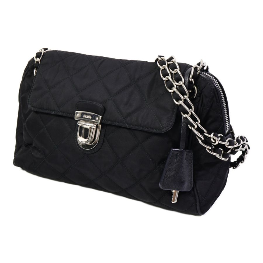 PRADA 尼龍Shoulder Bag鏈帶肩背袋-2
