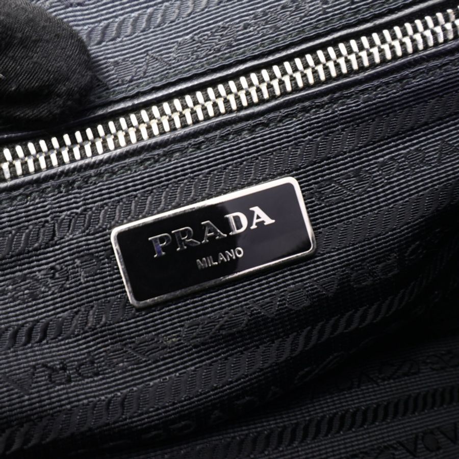 PRADA 尼龍Shoulder Bag鏈帶肩背袋-5