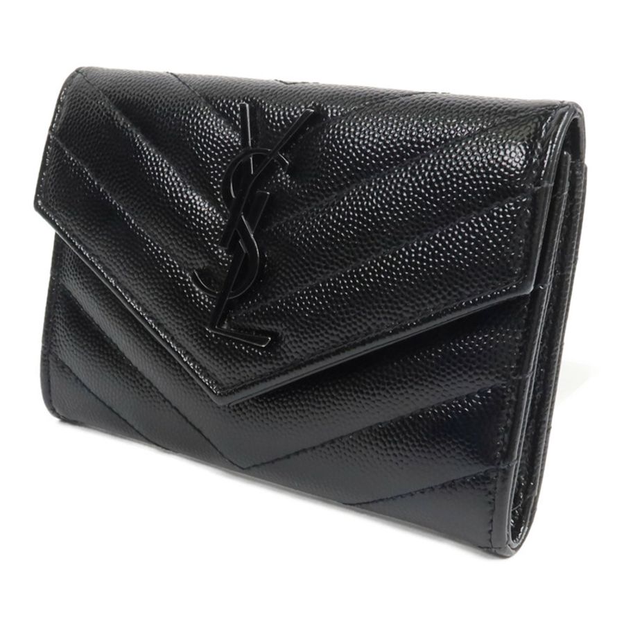 YVES SAINT LAURENT 牛皮皮革Small Envelope Wallet錢包-2