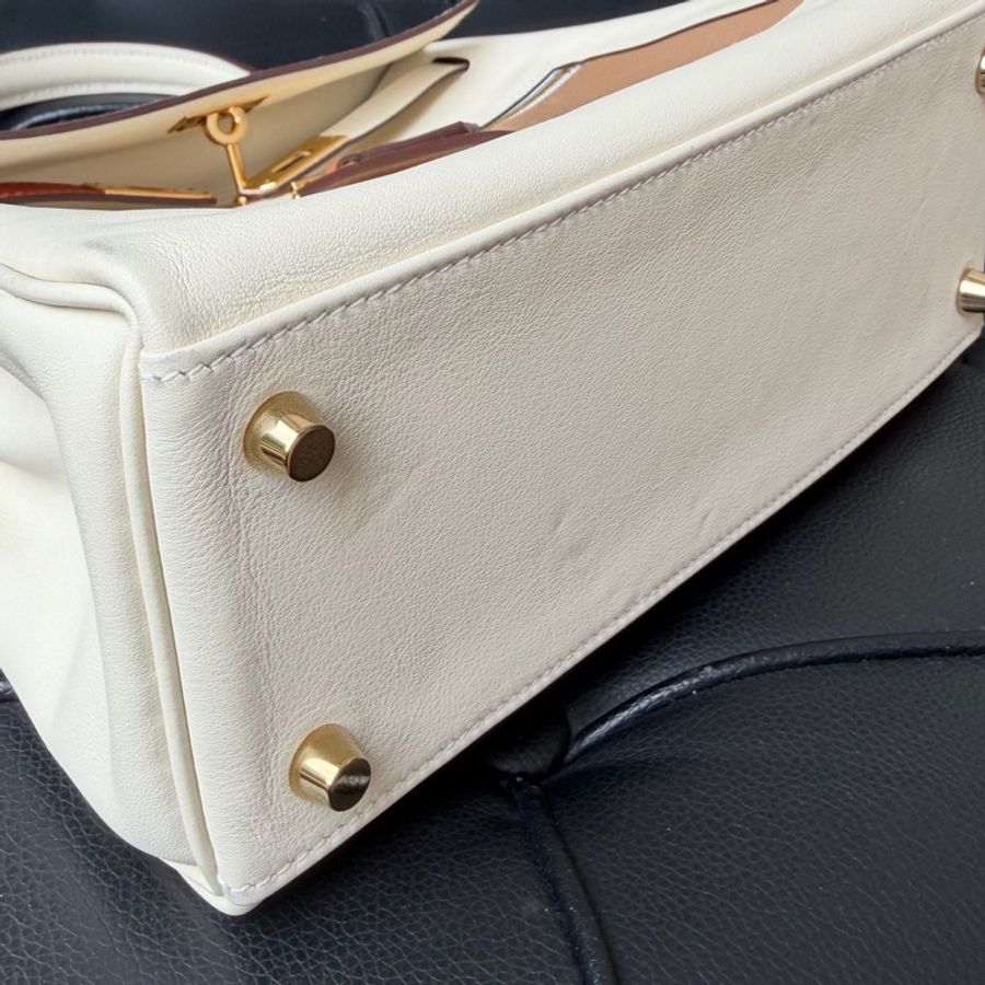 Hermes kelly 25 Colormatic Kelly25 六拼色,swift皮,限量收藏級別B刻-9