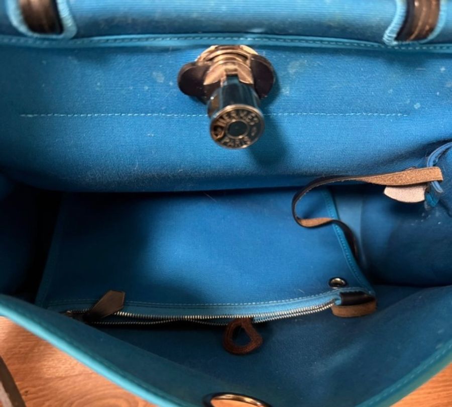 愛馬仕Herbag31 經典黑籃-5