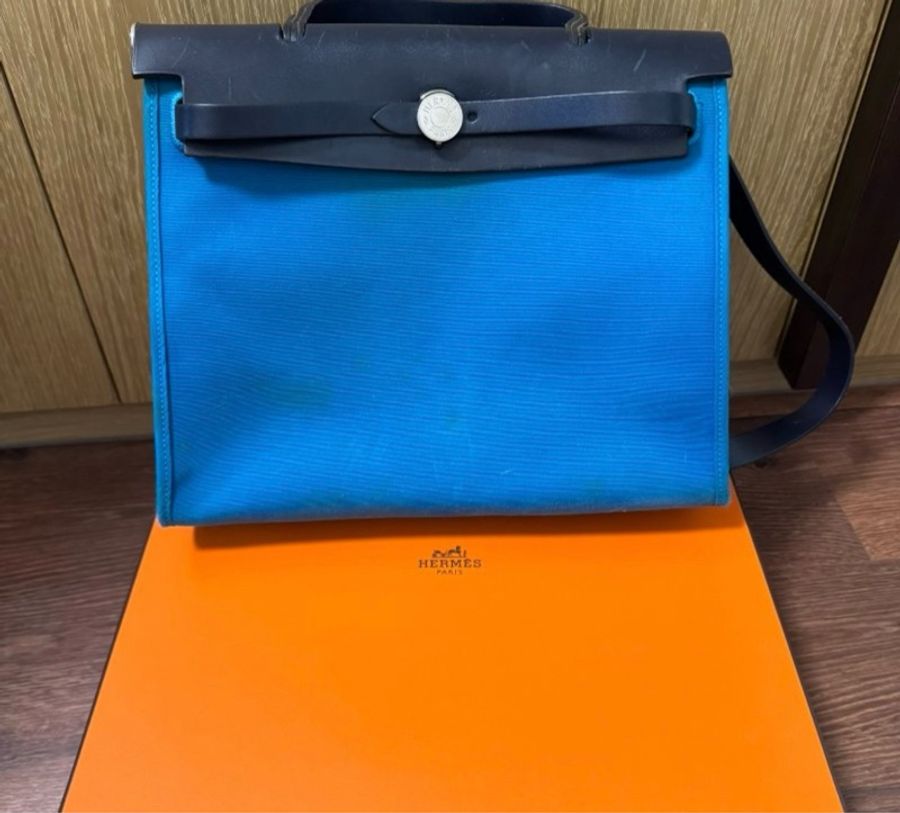 愛馬仕Herbag31 經典黑籃-10