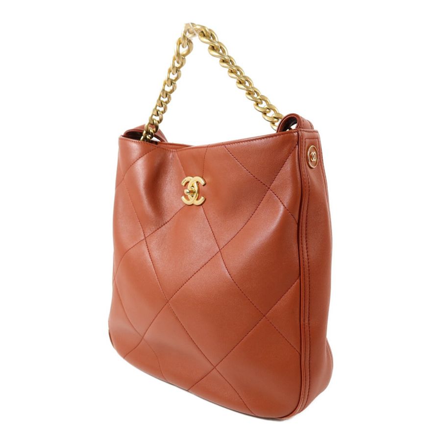 CHANEL 牛皮皮革Hobo Bag手挽肩背兩用袋-2