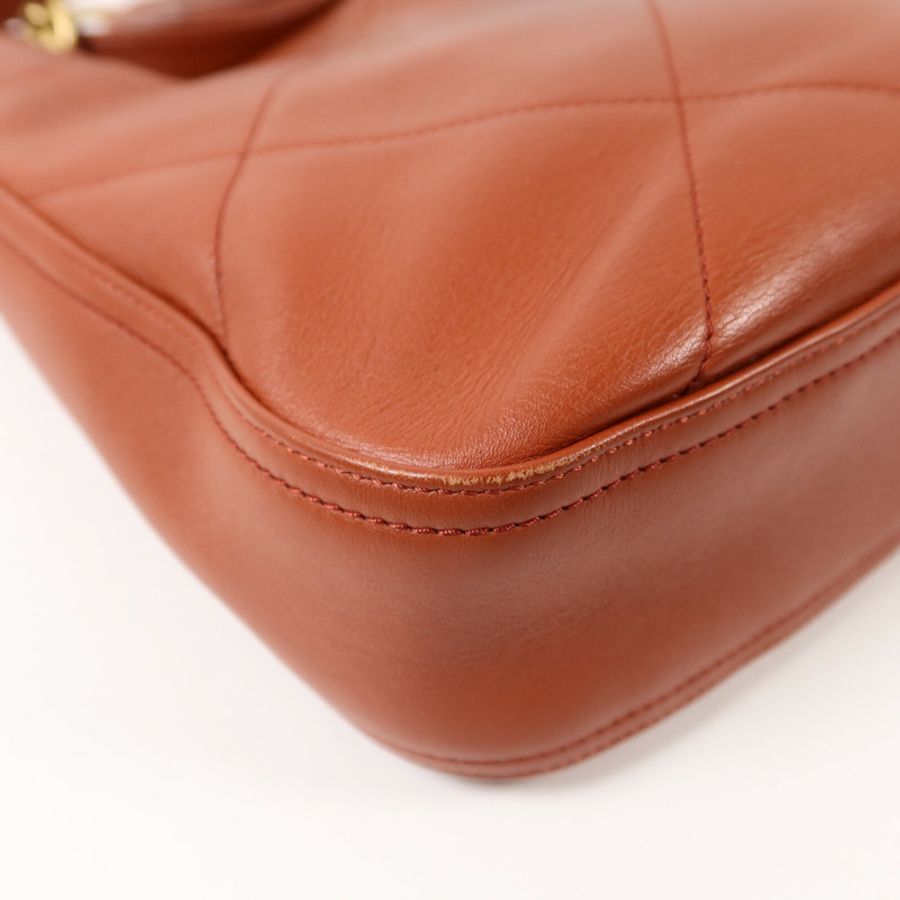 CHANEL 牛皮皮革Hobo Bag手挽肩背兩用袋-14