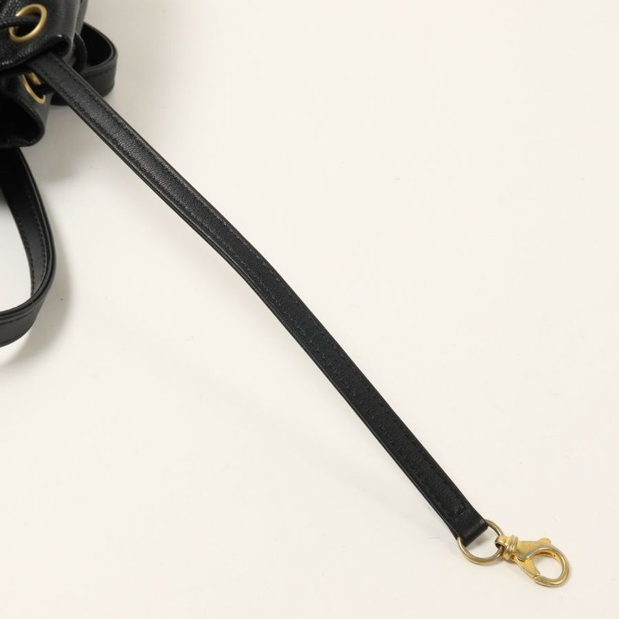 CHANEL 牛皮皮革Chain Backpack鏈帶背包-14
