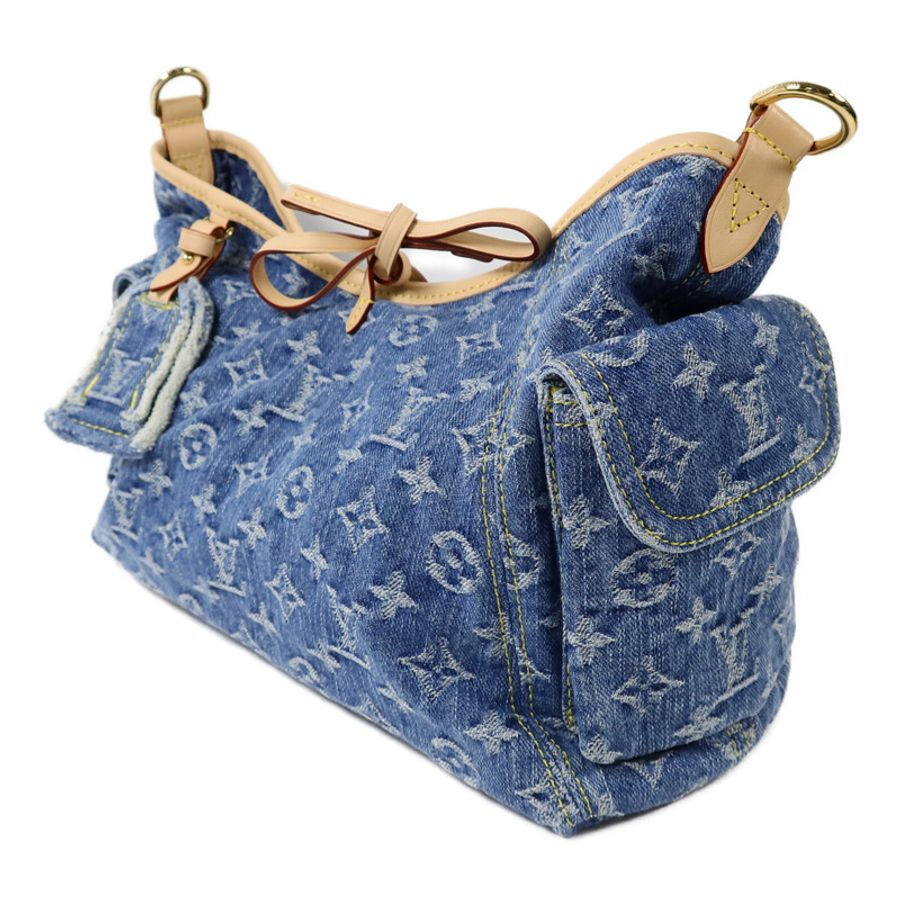 LOUIS VUITTON Monogram Denim Carryall Cargo PM肩背袋-2