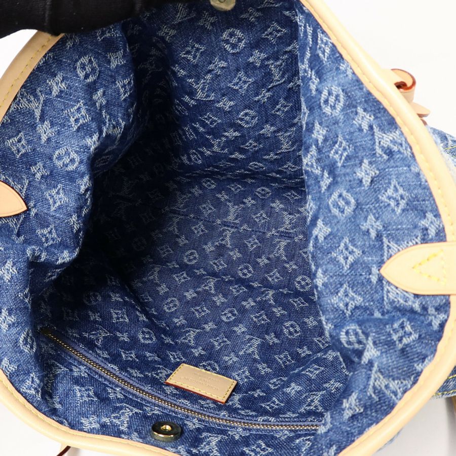 LOUIS VUITTON Monogram Denim Carryall Cargo PM肩背袋-4