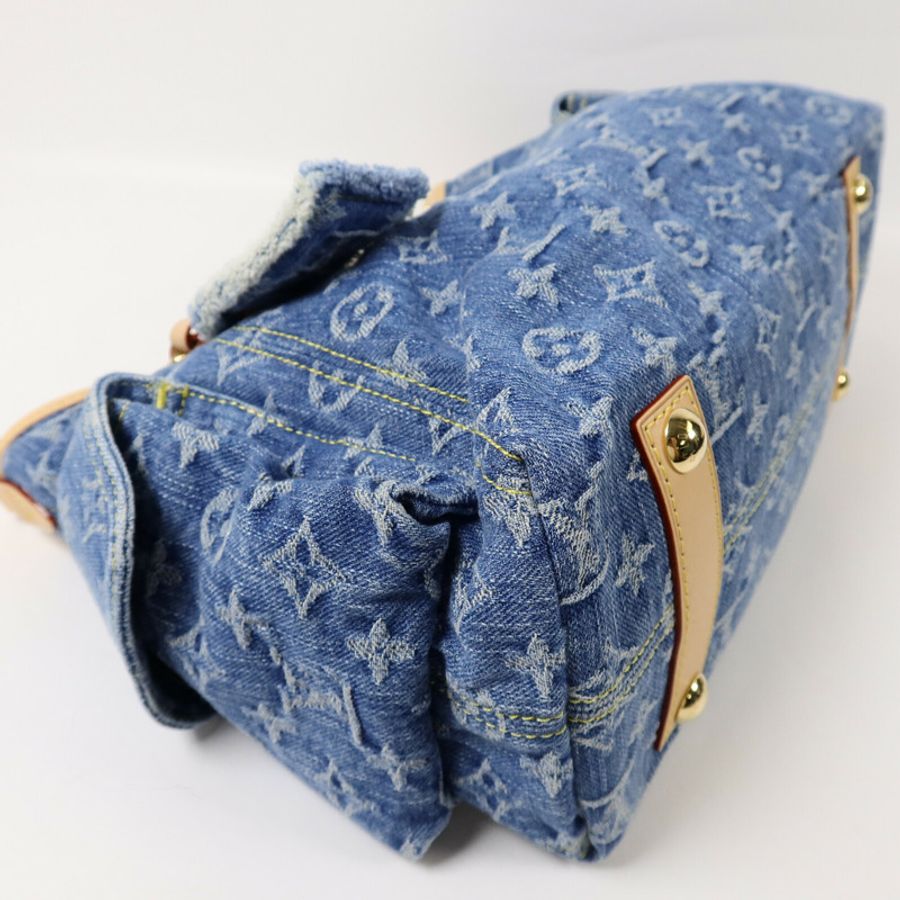 LOUIS VUITTON Monogram Denim Carryall Cargo PM肩背袋-11