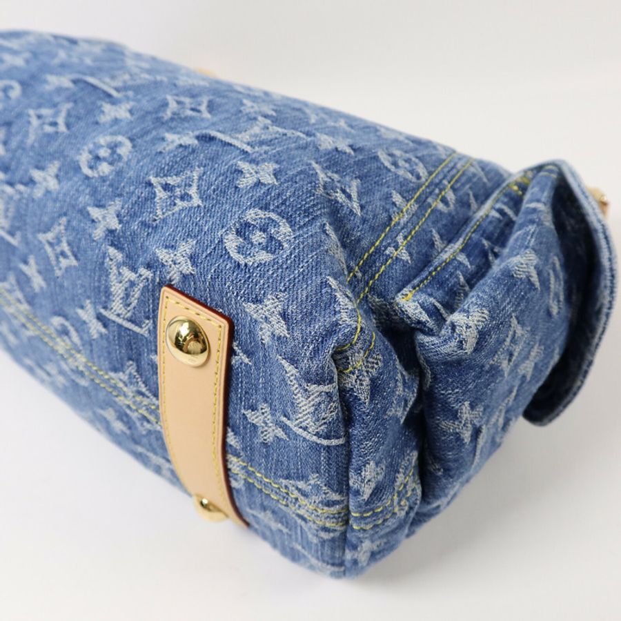LOUIS VUITTON Monogram Denim Carryall Cargo PM肩背袋-12