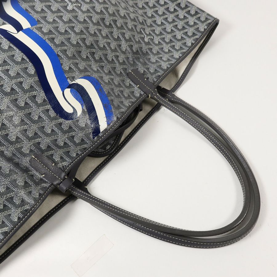 GOYARD Goyardine Canvas Saint Louis GM肩背袋-11