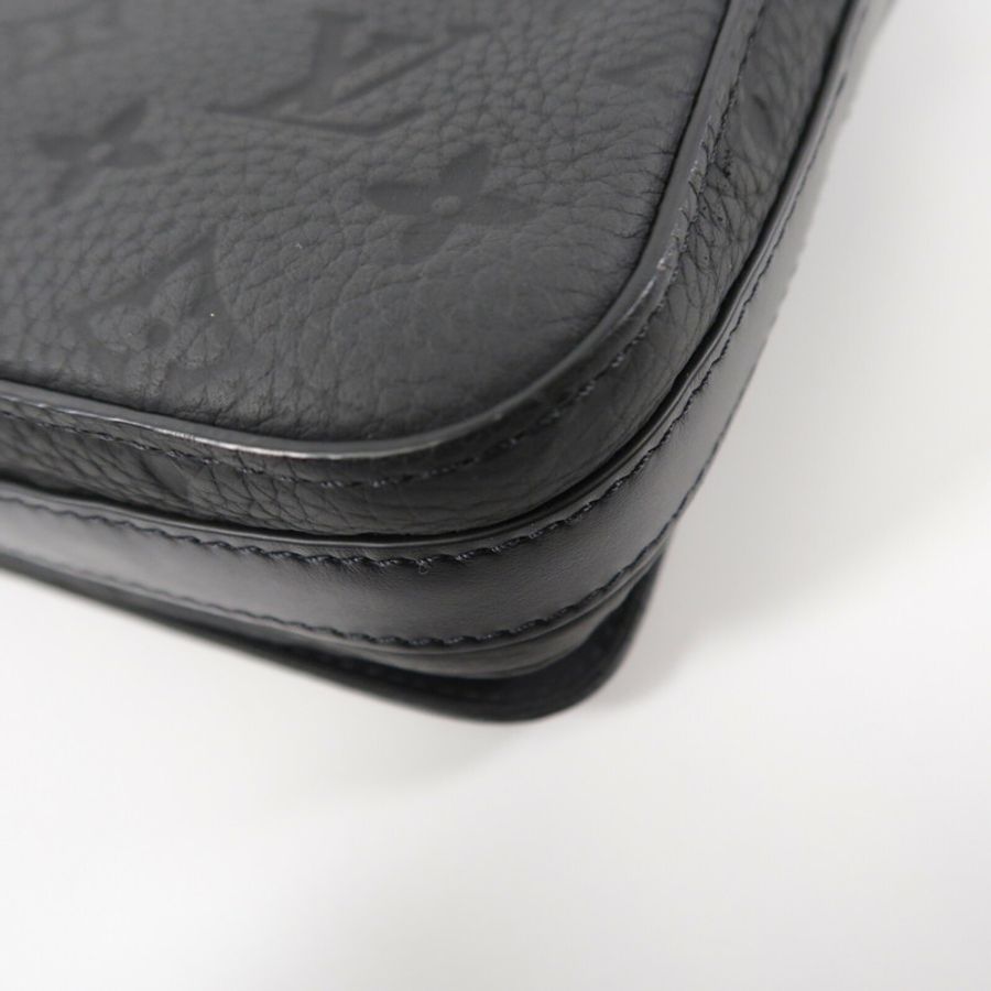 LOUIS VUITTON Monogram Taurillon Steamer Messenger肩背袋-12