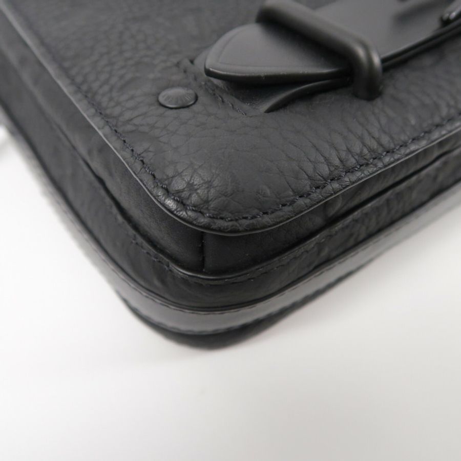 LOUIS VUITTON Monogram Taurillon Steamer Messenger肩背袋-13