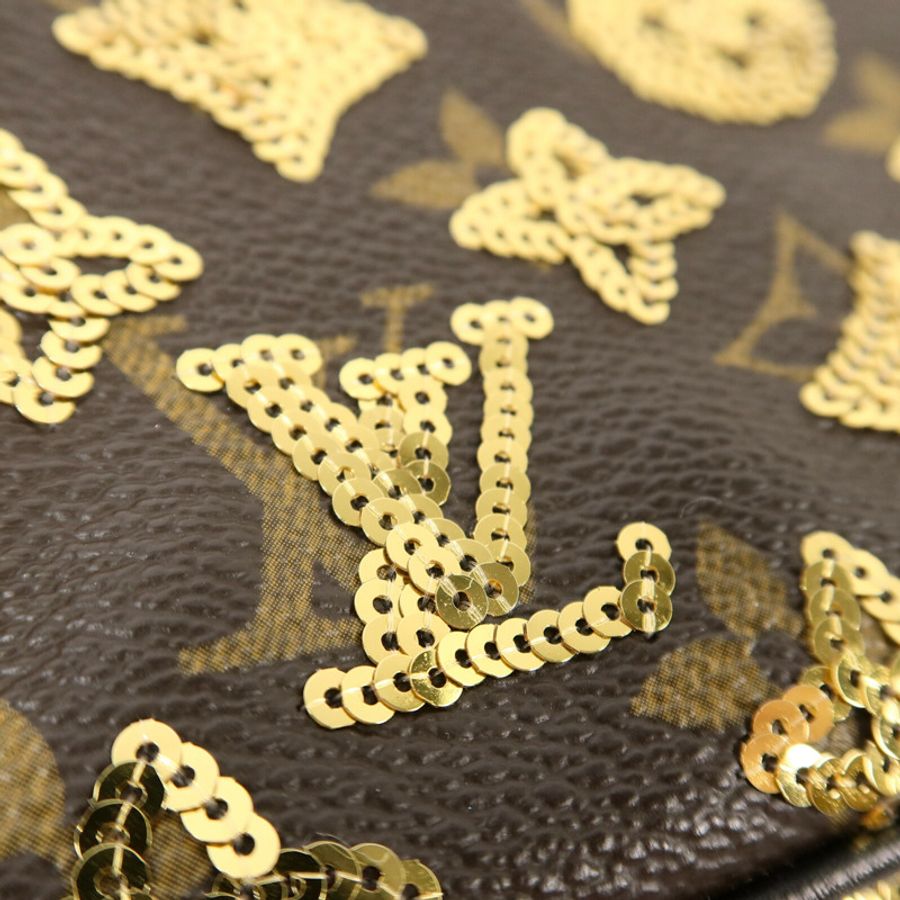 LOUIS VUITTON Monogram Eclipse Pochette Accessoires肩背袋-5
