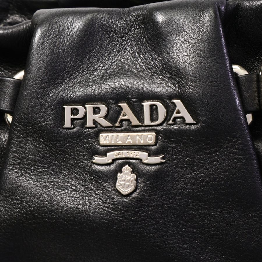 PRADA 牛皮皮革Shoulder Bag肩背袋-12
