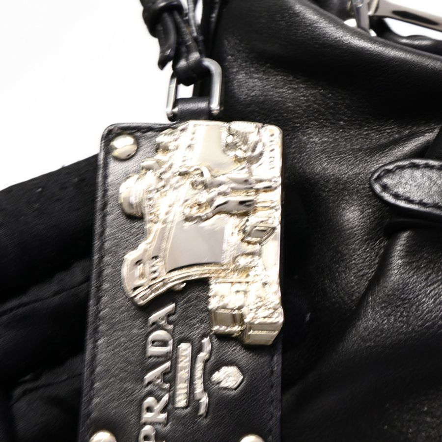 PRADA 牛皮皮革Shoulder Bag肩背袋-13