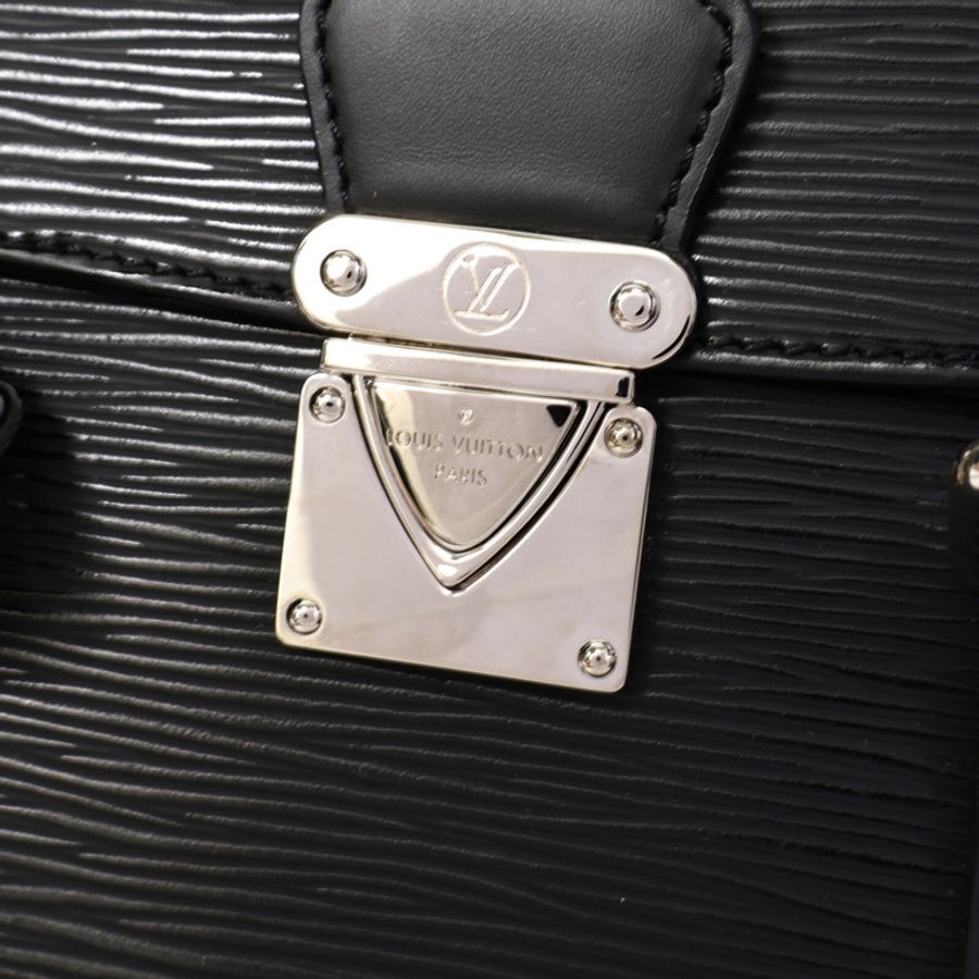 LOUIS VUITTON Epi Segur PM銀扣手挽袋-6