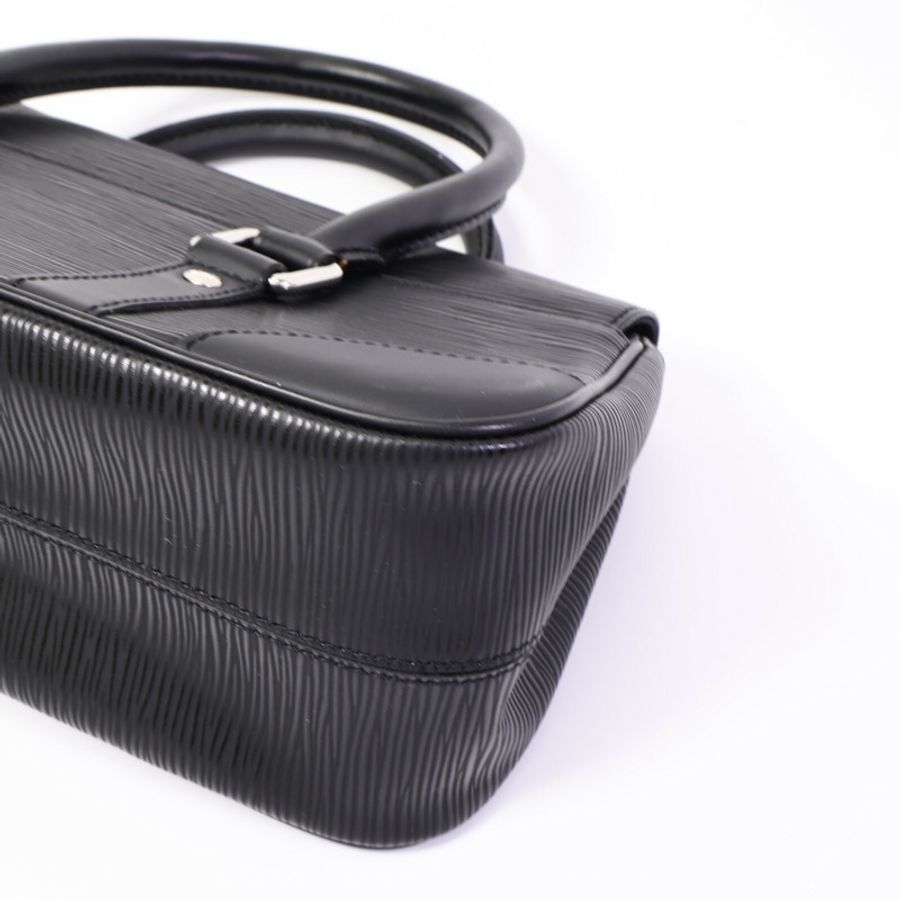 LOUIS VUITTON Epi Segur PM銀扣手挽袋-11