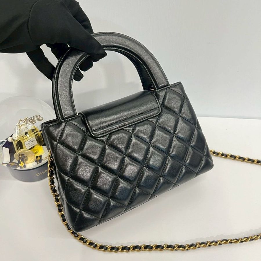 Chanel Mini Kelly 黑金晶片款-2