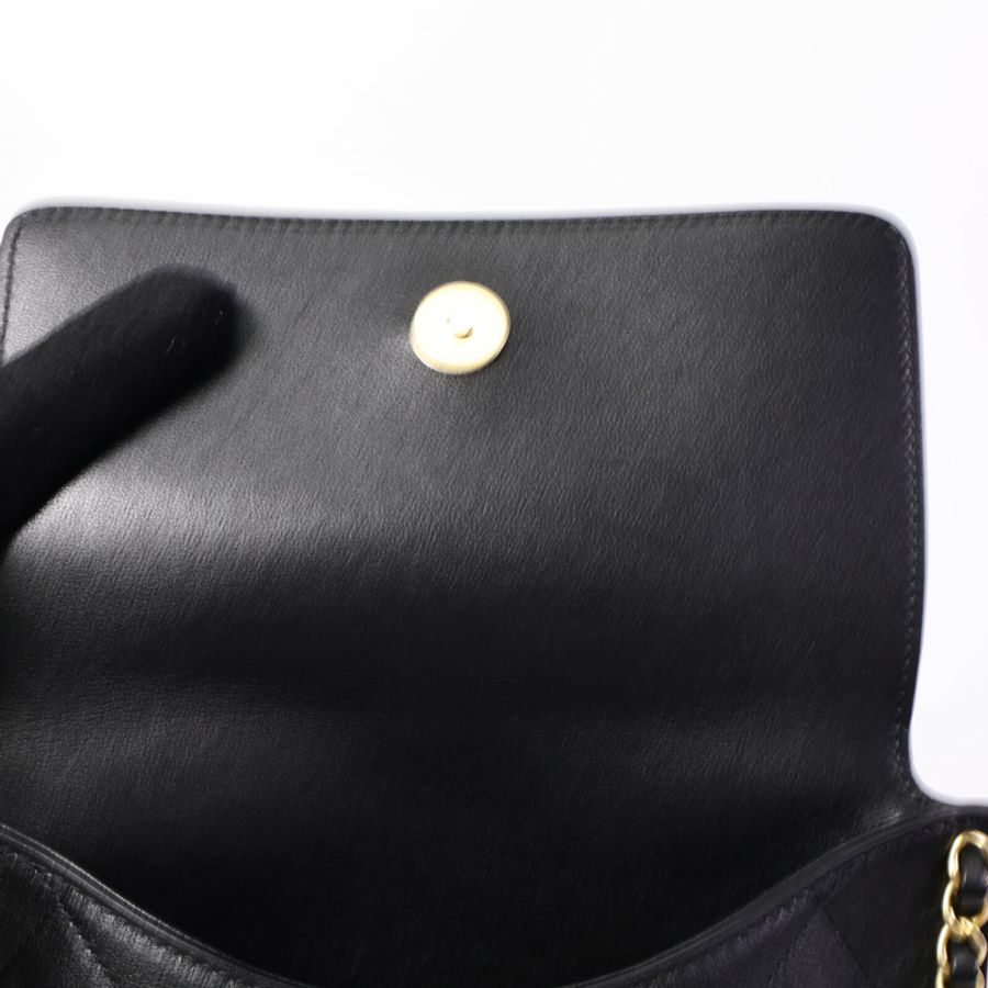 CHANEL 牛皮皮革Chain Shoulder Bag鏈帶肩背袋-14