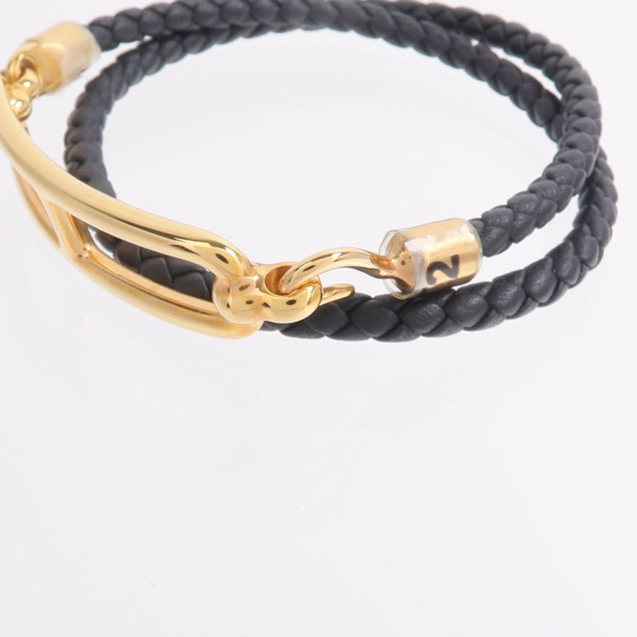 HERMES Swift皮革Roulis Double Tour Bracelet手帶-4