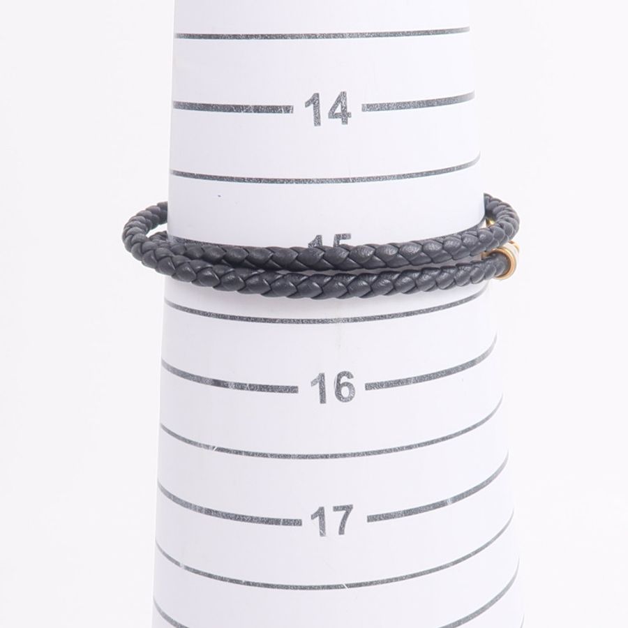 HERMES Swift皮革Roulis Double Tour Bracelet手帶-9