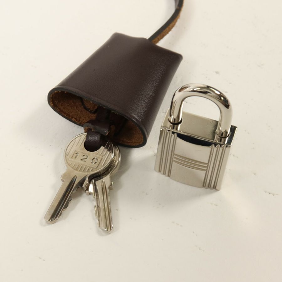 HERMES 帆布Herbag MM手挽肩背兩用袋Etoupe-13