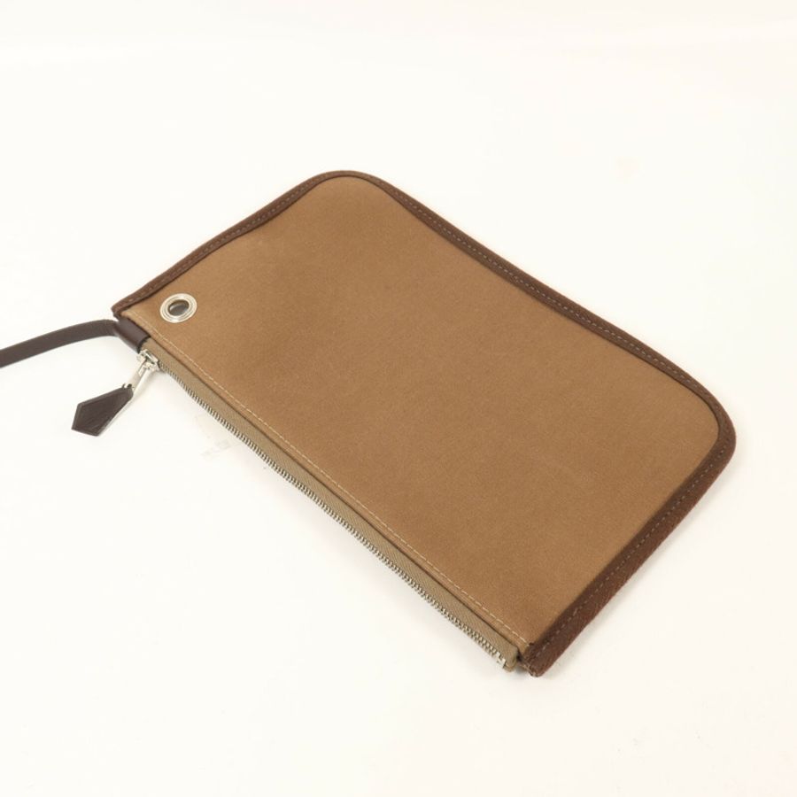 HERMES 帆布Herbag MM手挽肩背兩用袋Etoupe-15