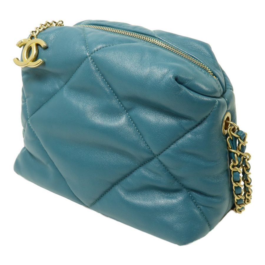 CHANEL 羊皮皮革Chain Shoulder鏈帶肩背袋-2