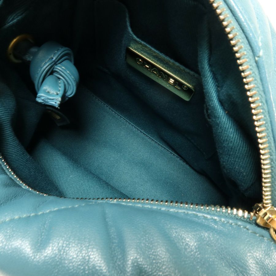 CHANEL 羊皮皮革Chain Shoulder鏈帶肩背袋-4