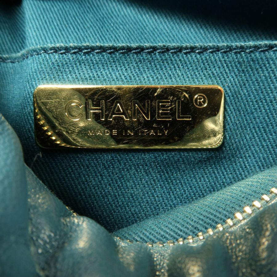 CHANEL 羊皮皮革Chain Shoulder鏈帶肩背袋-5