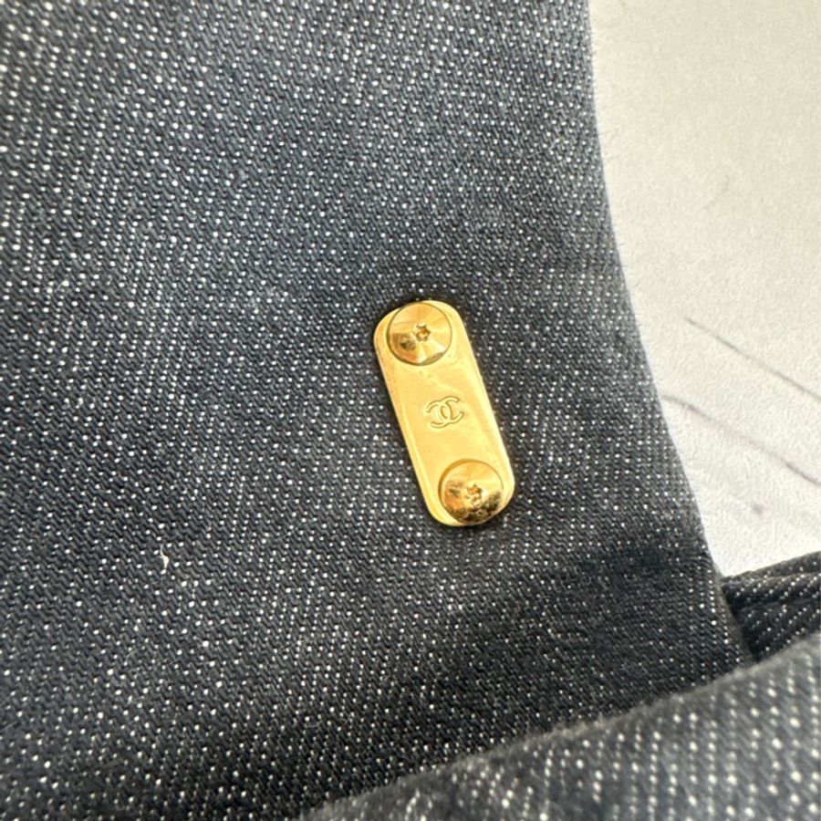 Chanel丹寧粗鏈肩背包❤️🔥超美的-18