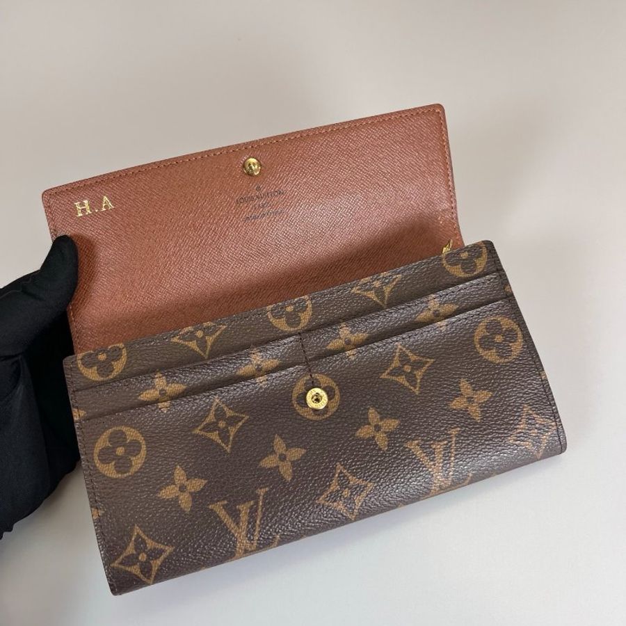 LV M61734 老花發財長夾-4
