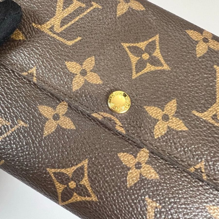 LV M61734 老花發財長夾-10