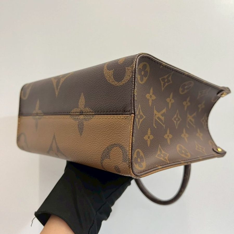 Louis Vuitton LV on the go PM老花晶片款-10