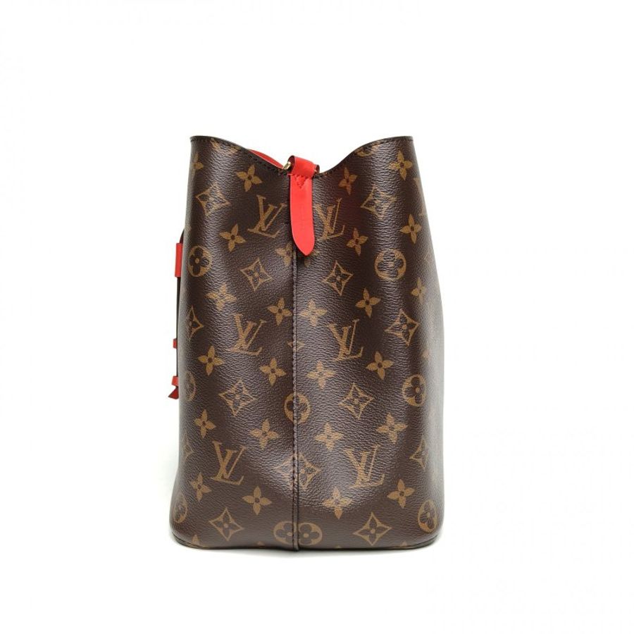 LOUIS VUITTON NÉONOÉ水桶包中号26红色内里老花PVC金扣肩背包-1