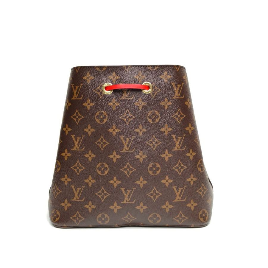 LOUIS VUITTON NÉONOÉ水桶包中号26红色内里老花PVC金扣肩背包-2