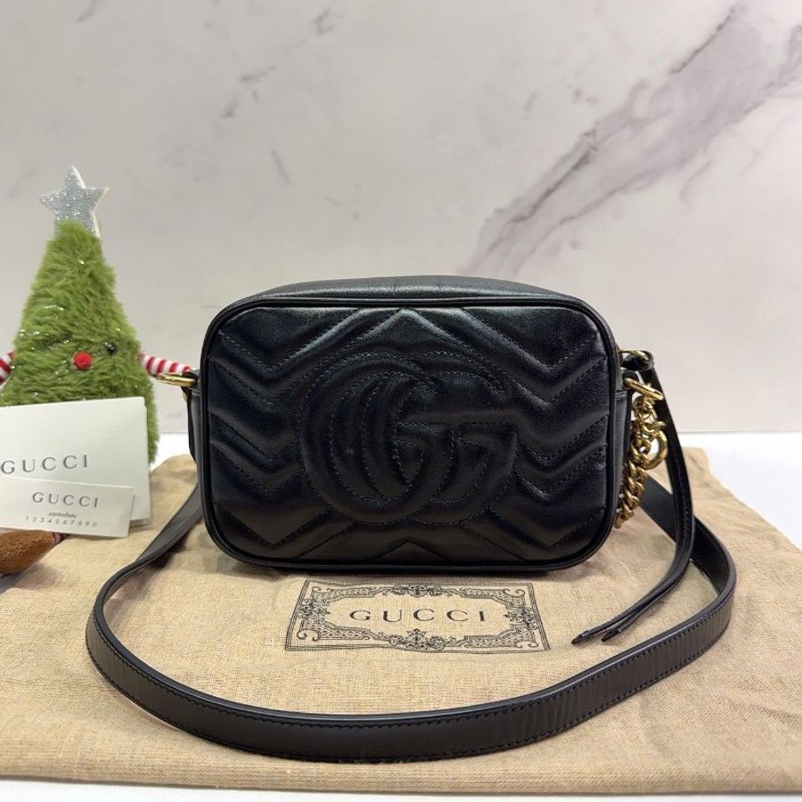 GUCCI Marmont Mini拉鍊相機包-1