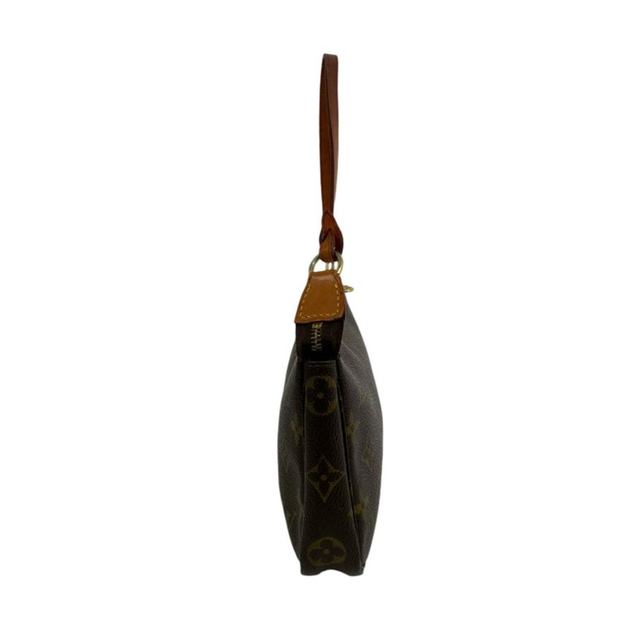 △ LOUIS VUITTON 路易·威登 Brown Coated Canvas Monogram Pochette Accessories Handbag 啡色塗層帆布經典老花手挽袋 M40712-267010548-4