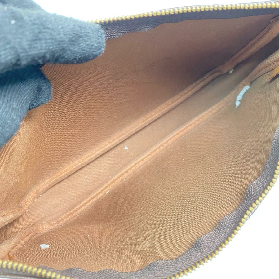 △ LOUIS VUITTON 路易·威登 Brown Coated Canvas Monogram Pochette Accessories Handbag 啡色塗層帆布經典老花手挽袋 M40712-267010548-10