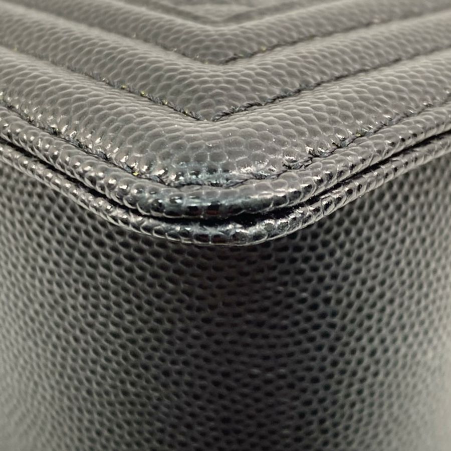 △ CHANEL 香奈兒 Black Caviar Skin Gold Tone Metal Boy 25 Chain Shoulder Bag 黑色粒紋小牛皮金色金屬鎖鏈肩背包 A67086-267011789-9