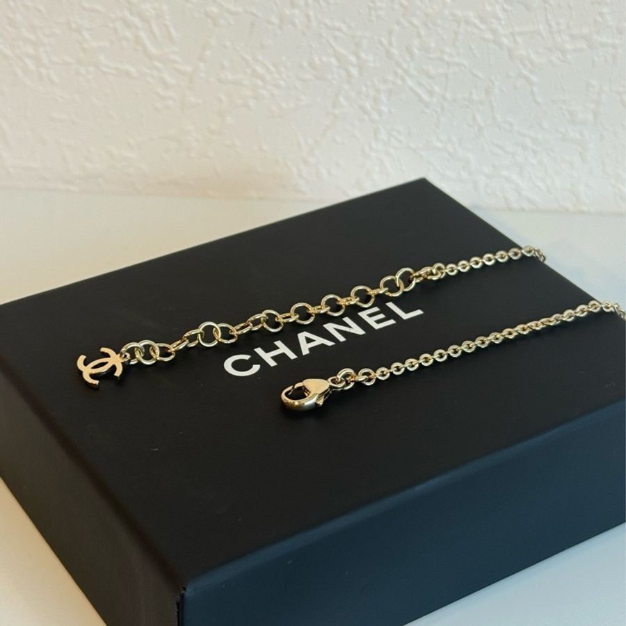 Chanel ABG588雙蝴蝶結雙C項鍊🎀不撞款-6
