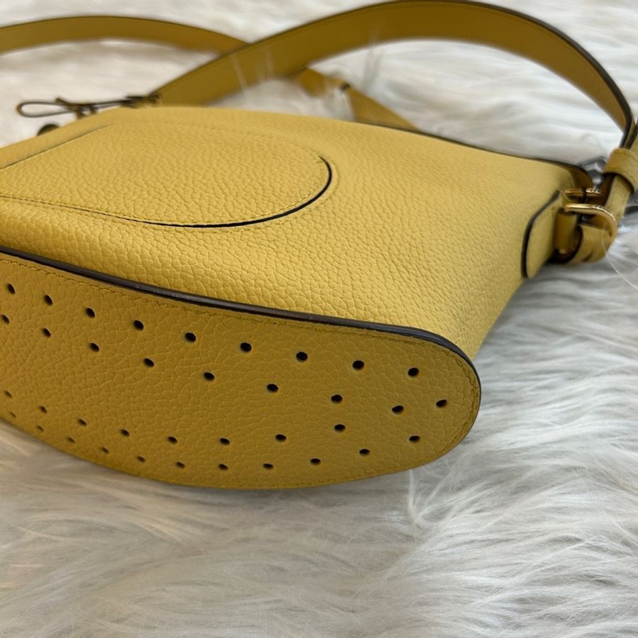 Delvaux 馬卡龍 黃色 兩用包-2