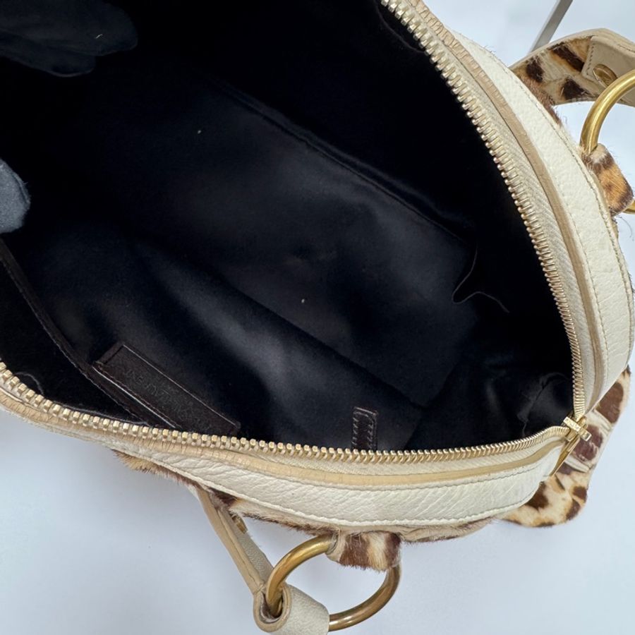 Yves Saint Laurent (YSL) Muse 經典馬毛豹紋包-6