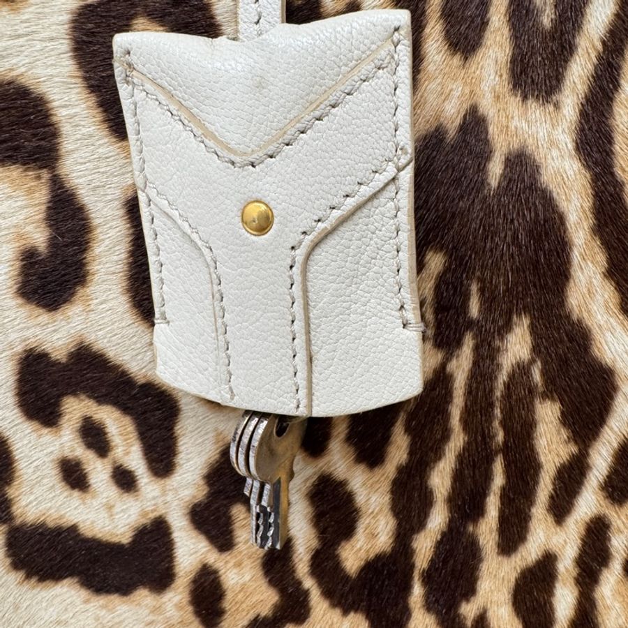 Yves Saint Laurent (YSL) Muse 經典馬毛豹紋包-18