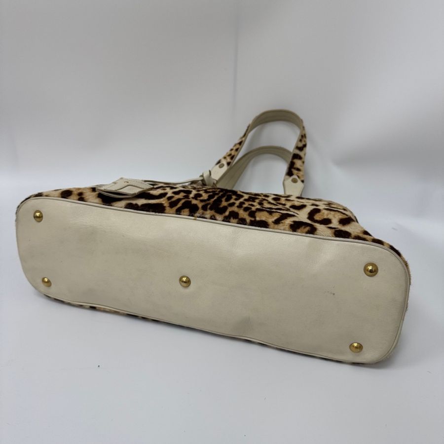 【赫蒂國際精品】 YSL 聖羅蘭 Muse 經典馬毛豹紋包 vintage-9
