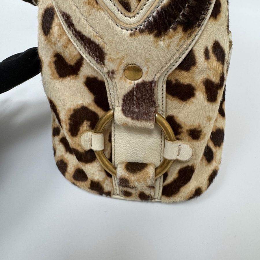 【赫蒂國際精品】 YSL 聖羅蘭 Muse 經典馬毛豹紋包 vintage-13
