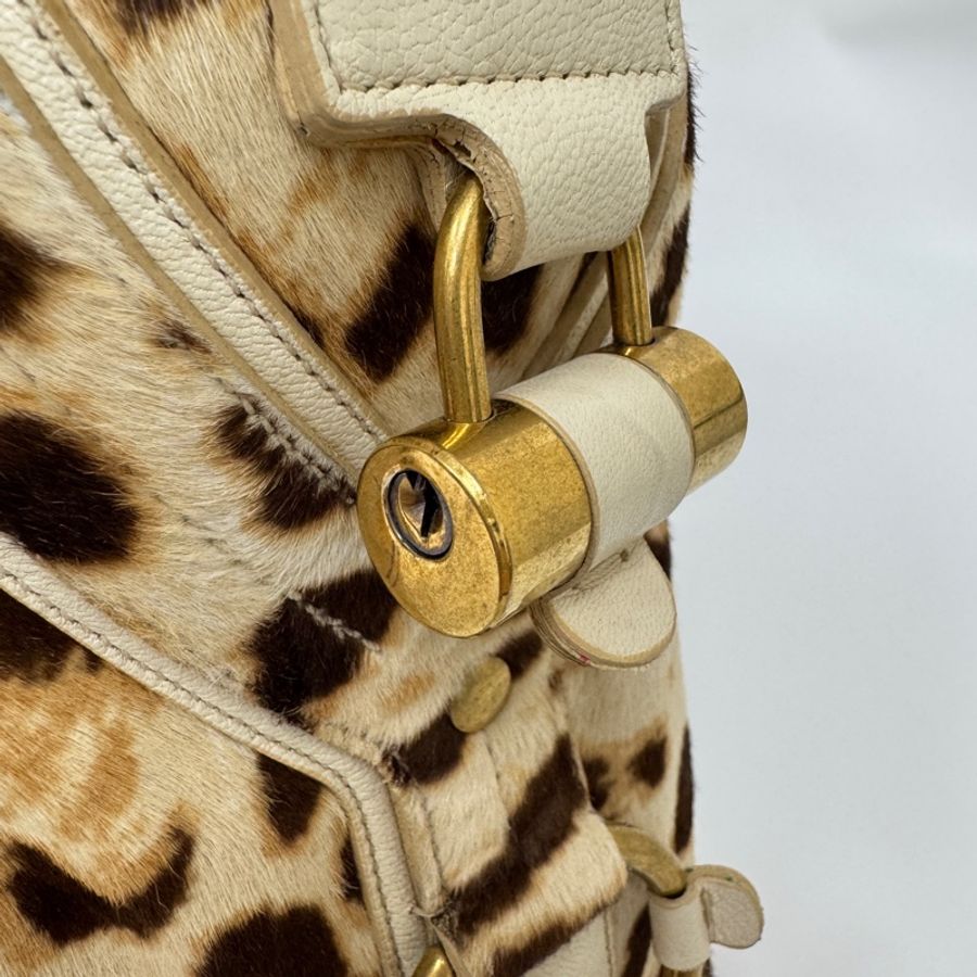 【赫蒂國際精品】 YSL 聖羅蘭 Muse 經典馬毛豹紋包 vintage-16