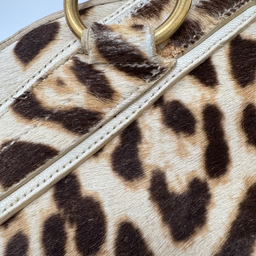 【赫蒂國際精品】 YSL 聖羅蘭 Muse 經典馬毛豹紋包 vintage-35